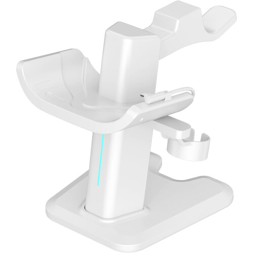 Charging Dock Station With LED Lighting Glasses-Style Dock Charging Base for Quest3 VR Headset 2