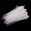 500Pcs White Self-Locking Nylon Cable Ties For Cable Organizing 10