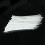 500Pcs White Self-Locking Nylon Cable Ties For Cable Organizing 7