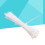 500Pcs White Self-Locking Nylon Cable Ties For Cable Organizing 6