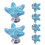 6Pcs Drawer Knobs For Dresser Cabinet Coastal Decor 1