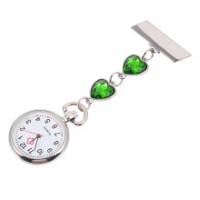 Peach Heart Nurse Pocket Watch Creative Quartz Watch