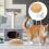 Cat Shelf Replacement Scratching Post Disc Wooden Board Accessory 4