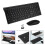 1 Set Wireless Keyboard Mouse Combo 2.4ghz Ultra Thin Modern 4
