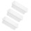 3 Sets White Planter Pot Large Succulent Basin With Tray 3