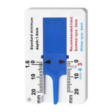 Tire Depth Gauge 0-20 Mm Tread Depth Tool, Portable Handheld Tire Depth Gauge For Motorbike Car Truck
