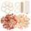 133Pcs Macrame Cord Kit With Natural Beech Wood Beads And Ring 11