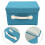 Clothing Storage Boxes With Lids Sky-Blue Fabric 1pack 3