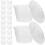50Pcs Plastic Takeaway Bowls With Lids For Desserts 11