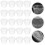 50Pcs Plastic Takeaway Bowls With Lids For Desserts 6