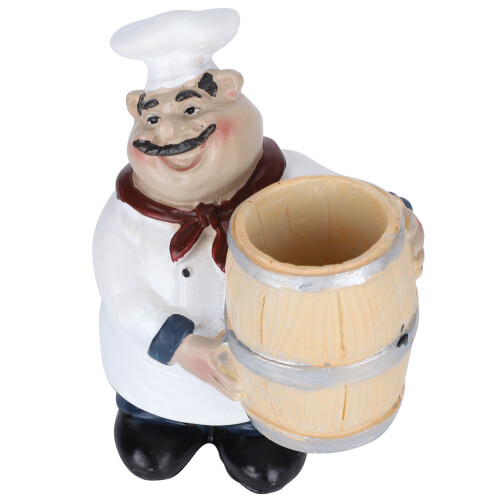 Harz Chef Statue Zahnstocher Halter Nordic 1
