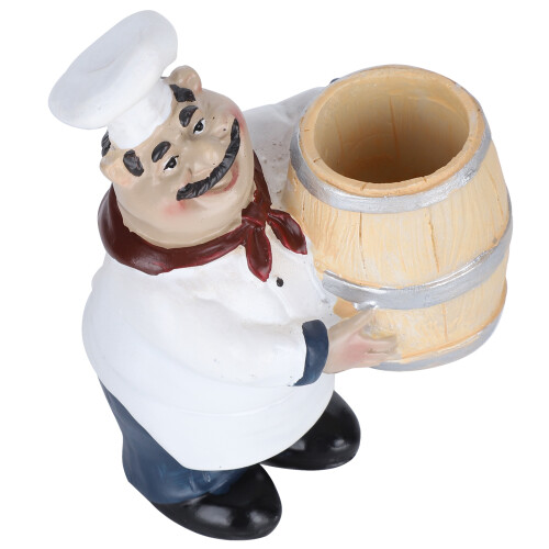 Harz Chef Statue Zahnstocher Halter Nordic 2