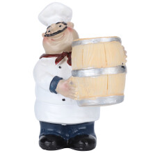 Harz Chef Statue Zahnstocher Halter Nordic