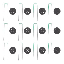 25 Sets U-Shaped Gardening Nail For Artificial Lawn Grass Ground Pegs