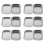 6Pcs Rectangular Tin Box Metal Candy Case Small Storage Organizer 7