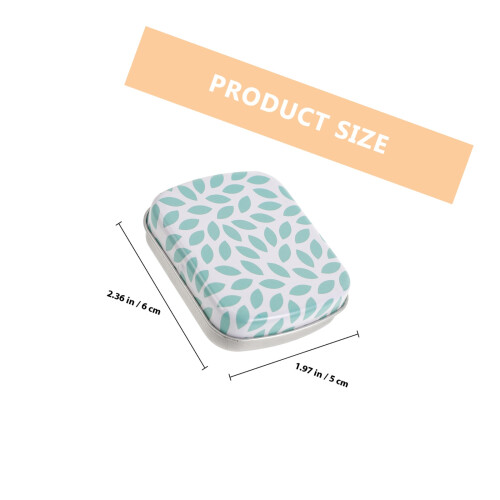 6Pcs Rectangular Tin Box Metal Candy Case Small Storage Organizer 1