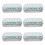 6Pcs Rectangular Tin Box Metal Candy Case Small Storage Organizer 6