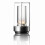 (Silver) Modern Led Table Lamp Touch Dimmable Usb Rechargeable Bar Night Light Cordless 1