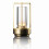 (Gold) Modern Led Table Lamp Touch Dimmable Usb Rechargeable Bar Night Light Cordless 5