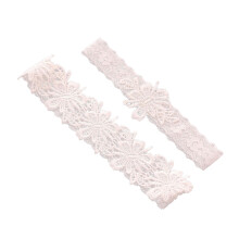1 Pair Bridal Garter Lace Floral Thigh Ring For Wedding