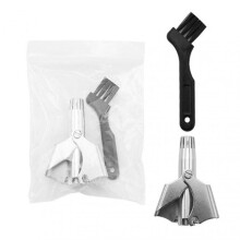 (OPP Bag) Safe Touch Stainless Steel Nose Hair Trimmer Portable Cleaning Nose Hair Scissors Birthday Gifts