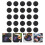50 Pcs Thickened Round Drawing Paper Cards Hardboards 4