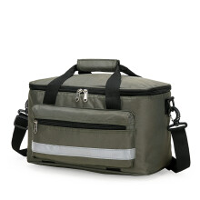 First Aid Bag Empty, Lightweight Medical Pouch, Layered First Aid Organizer For Home Car Travel Outdoors
