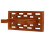 1Pc Wall-Mounted Wooden Cucurbit Flute Storage Rack 2