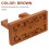 1Pc Wall-Mounted Wooden Cucurbit Flute Storage Rack 8