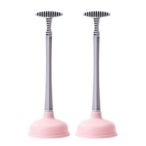 2Pcs Toilet Clogging Solver Suction Plungers Suction Sticks 2