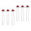 6 Stuks Haarspeld U-Vormige Haarstift Bruiloft Accessoire 3