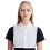 Women Solid Color Shirt With Detachable Square False Collar 1