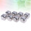8 Pcs Silver Square Stainless Steel Reusable Ice Cubes For Drinks 5