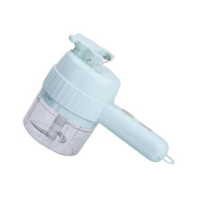 Electric Vegetable Cutter with Wireless Function - Multicolor ABS Handheld Kitchen Mixer for Food Slice and Garlic Mud
