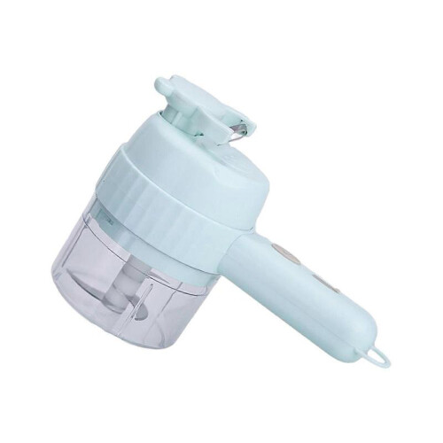 Electric Vegetable Cutter with Wireless Function - Multicolor ABS Handheld Kitchen Mixer for Food Slice and Garlic Mud
