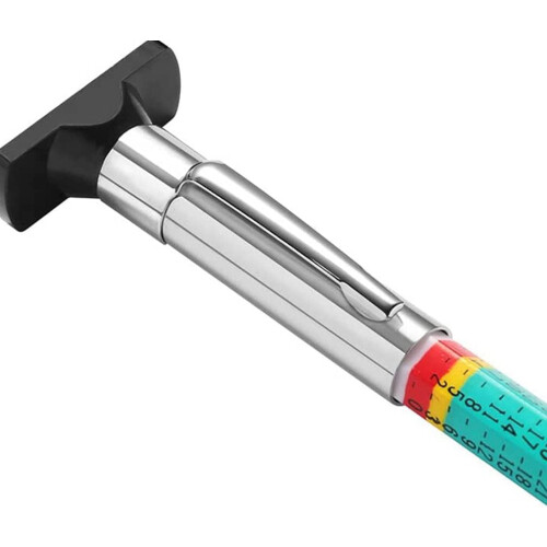Tyre Depth Gauge Color Coded For Car, Depth Gauge Tester, Metric Depth Tool 1