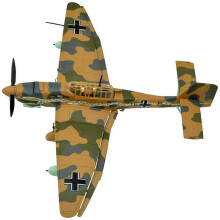 1:72 German World War II Dive Bomber Stuka JU87 Simulation Alloy Fighter