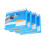 4000pcs 23/13 Galvanized Iron Staples for 100 Sheets, Thick & Easy Pinning 10