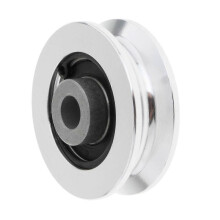 (54mm Silver) Bearing Pulley Wheel Gym Accessory Universal for Cable Machine Gym Equipment 54mm Silver