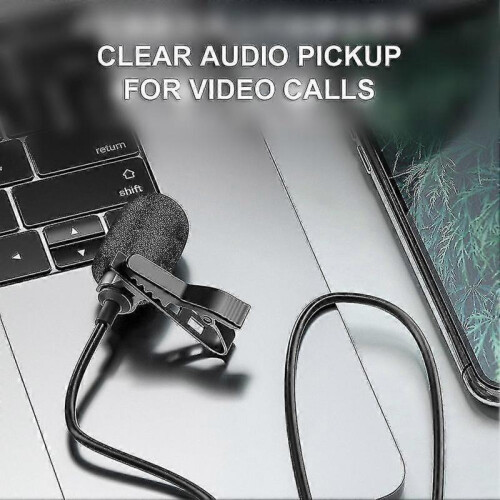 (3 5mm socket 1 5 m) Wired Microphone Usb Condenser Mic Computer Recording Microphone Type-c Mobile Phone Camera Interview Live Broadcast Collar Clip 2