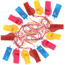 48Stück Kinderpfeife Mit Kordel Für Sportspiele Und Training
