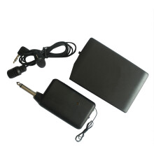 1 Set Kragenclip Mikrofon Drahtlos Tragbar Für Studio Bühne Schwarz