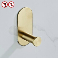 (Hook) Bathroom Hardware Set Brushed Gold Robe Hook Towel Bar Toilet Paper Holder Bath Bathroom Accessories