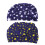2Stk. Geraffte Schwimmkappen Unisex Elastisch 1