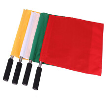 4Stk Wettkampf-Flagge Für Leichtathletik Schiedsrichter Signalwerkzeug
