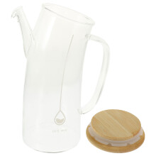 1St Ölspender Flasche Auslaufsicher Glasdispenser Essigkruke Behälter