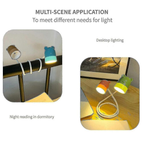(C) Flexible LED Neck Reading Light for Bed, Book, and Night Reading - Yvan 1