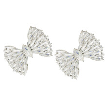 1 Paar Schnallen Abnehmbare Schleifen Clips Silber
