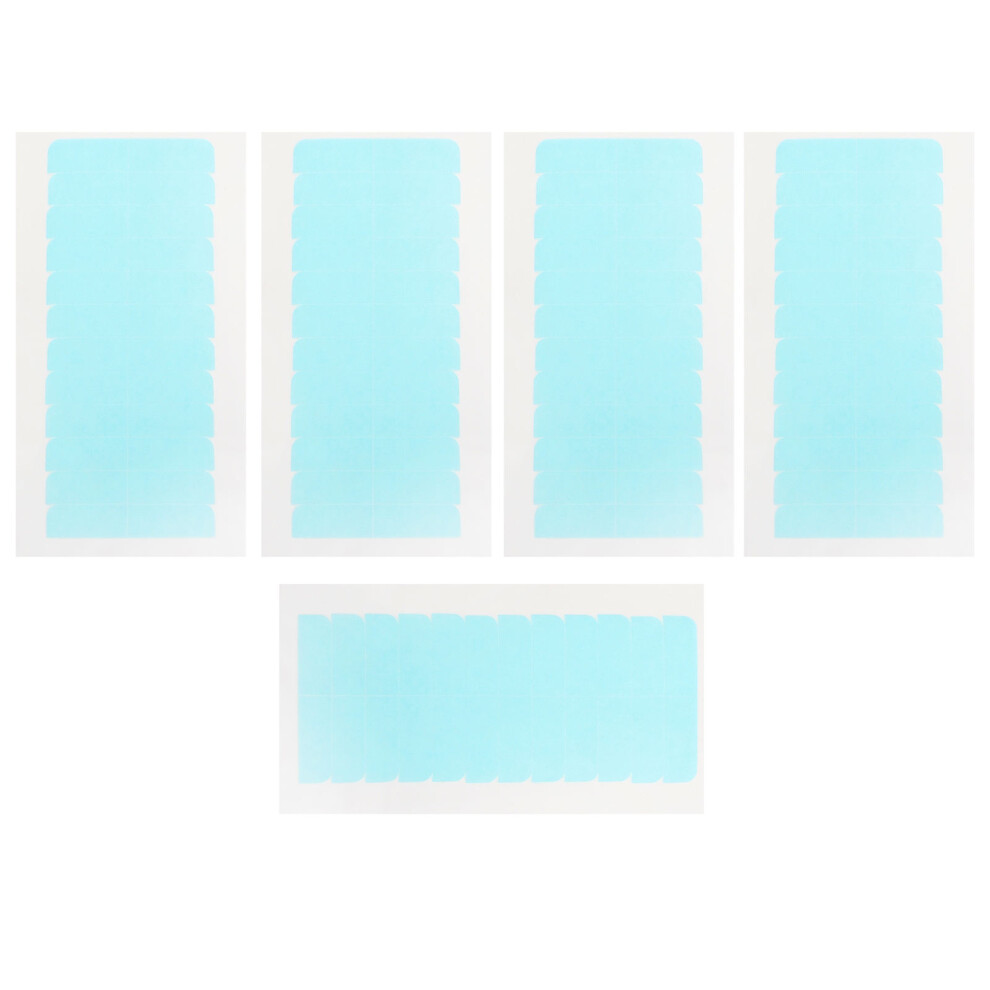 Inoomp Unisex 5 Sheets Double Sided Hair Extension Tape For Wigs Strong Adhesive