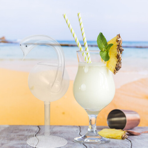178 Ml Schwanengeformtes Cocktailglas Mit 2
